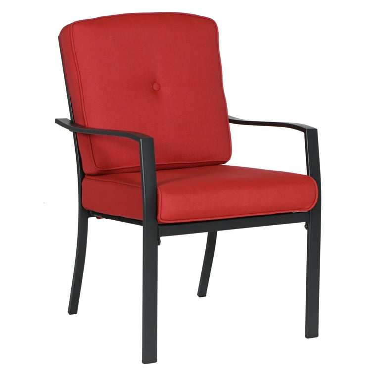 Mainstays Forest Hills 5 Piece Patio Dining Set Red Walmart