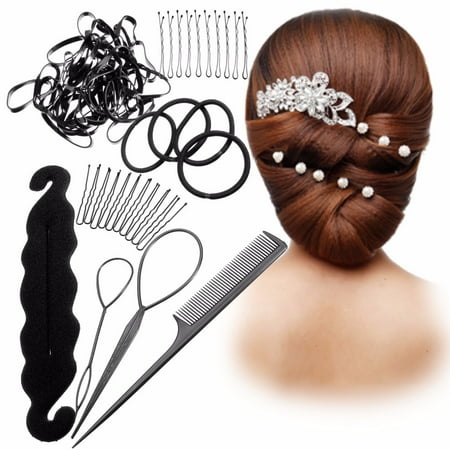 Styling Hair Clips Bun Maker Braid Roller Twist Ponytail Tool Hair