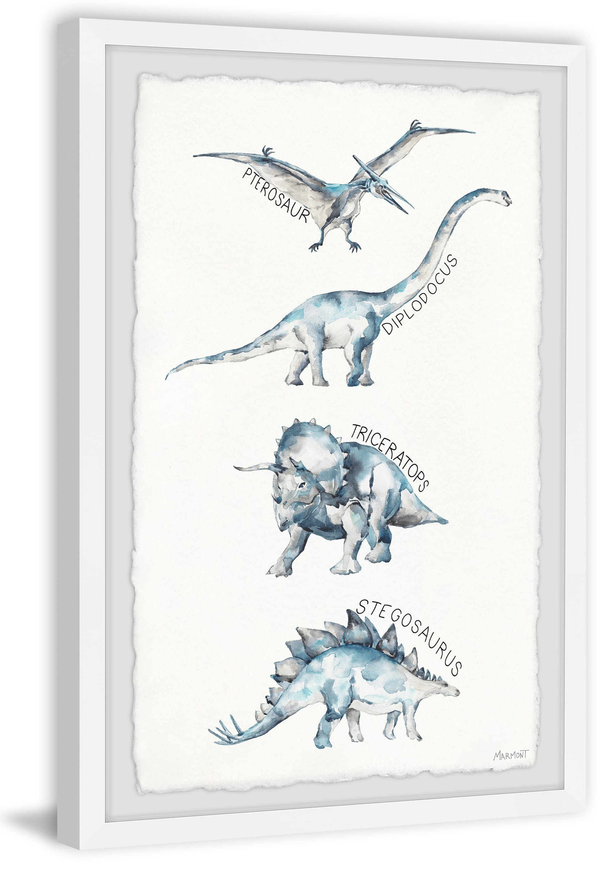 Marmont Hill Prehistoric Reptiles Framed Wall Art
