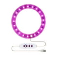 thumbnail image 1 of yeacher Adjustable Pink Spectrum LED Plant Growth Light with Timer, USB Powered, 20 Beads, 5 Brightness Levels, Height Adjustable for Succulents, 1 of 6