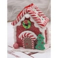 thumbnail image 2 of Christmas sale! Christmas Gingerbread House Santa Snowman Xmas Village Hanging Decorations Clay Dough Christmas Figure Ornaments Holiday Craft Toys, 2 of 6