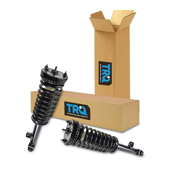 TRQ Front Strut & Coil Spring Assembly Set Driver & Passenger Sides Fits Select 05-10 Chrysler 300 06-10 Dodge Charger 05-08 Magnum