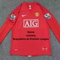 thumbnail image 1 of Uniformes 07/08 Manchester United home Camiseta de Manga Larga Manga corta Uniforme de Fútbol Nostálgico Clásico retro Ronaldo No.7 Rojo, 1 of 4