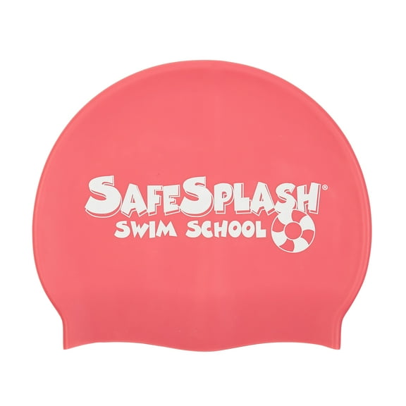 Sporti Safesplash Youth Silicone Swim Cap, Non-Slip, Contoured, Latex-Free
