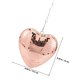 thumbnail image 2 of Raindrops Adorno Colgante Corazón Espejado En Rosa Dorado Para Eventos Y Ambientes Modernos, 2 of 8