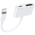 thumbnail image 1 of HDMI Adapter for iPhone to TV, [Apple MFi Certified]1080P Digital AV Lightning Adapter, Plug and Play Sync Screen HDMI Connector for iPhone and iPad,Compatible with All iOS, 1 of 5