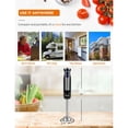 thumbnail image 7 of Commercial Chef Chib50b 2-speed 8-variable-speeds Multipurpose Immersion Handheld Blender With Accessories, 7 of 7