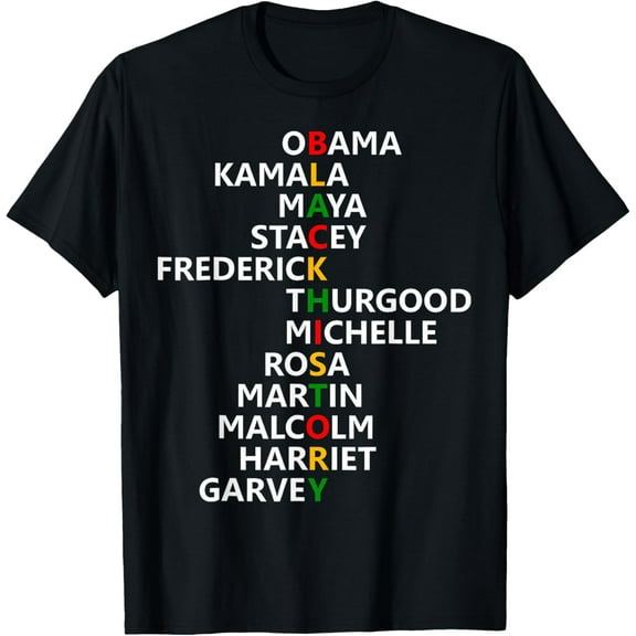 Men Women Black History Month Leaders Black History Month T-Shirt