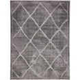 thumbnail image 1 of Unique Loom Trellis Shag Geometric Modern Rug 9' x 12' Rectangle Dark Gray, 1 of 2