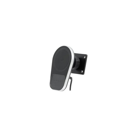 Scosche MPQ5AMPSPC-UB MagicMount Pro Charge5 15W MagSafe Wireless Charging Magnetic Cell Phone Car Mount with AMPS Mounting Plate Compatible with Scosche/ProClip Vehicle Specific Mount Bases