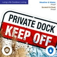 thumbnail image 5 of Private Dock Keep Off Sign,, 5 of 8