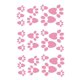 thumbnail image 5 of Raindrops 24Ud Pegatinas De Huellas De Rosas Para Suelos Pascua PVC, 5 of 8