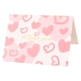 thumbnail image 2 of hengsof Valentine's Day Card, Eco-Friendly, Thick Card Valentine's Day Small Fragmented Flower Hot Stamped Blessing Message Card, 2 of 3