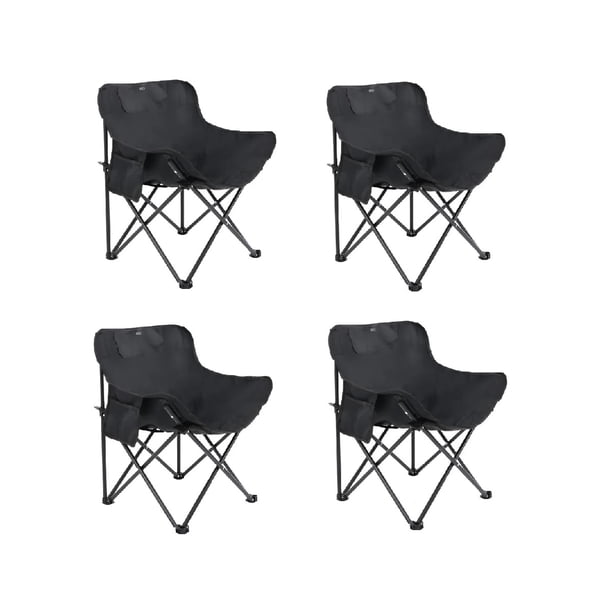 Sillas De Camping Playa Pesca PlegabSillas De Camping Playa Pesca Plegables Impermeables Set 4 Color Negroles Impermeables Set 4 Color Negro