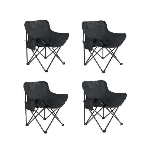 Sillas De Camping Playa Pesca PlegabSillas De Camping Playa Pesca Plegables Impermeables Set 4 Color Negroles Impermeables Set 4 Color Negro