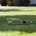 thumbnail image 5 of Lawn Sprinkler, 18-Hole Brass Nozzle Oscillating Sprinkler, Garden Tool for Lawns up to 3,600 Square Feet, Jet Cleaning Needle Hidden on The End of The Product, Gray, 5 of 6