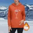 thumbnail image 3 of Uootdi Christmas Hoodies for Women Oversized Long Sleeve Fleece Lined Warm Xmas Sweatshirt Holiday Winter Casual Drawstri Gift ng Pullover, 3 of 7