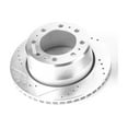 thumbnail image 1 of Power Stop Brake Rotor AR83067XL Evolution Series; Drilled And Slotted; One Piece Design With Hat; Wheel Bolt Pattern 8 x 165.1 Millimeter; Rear; Silver Zinc Plated Cast Iron; Single, 1 of 4