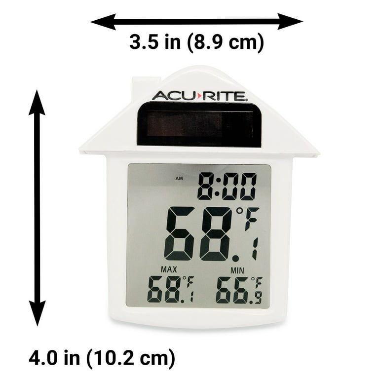 Acurite Digital Window Thermometer Indoor/Outdoor New