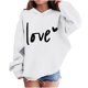 thumbnail image 1 of Sudadera con capucha y estampado de corazón de San Valentín, sudadera de manga larga para niños y niñas, chaqueta para niñas de talla mediana y grande., 1 of 7