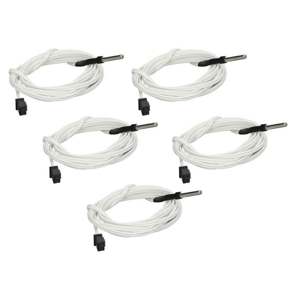 3D Printer Thermistor Wire,5PCS Thermistor Temperature Sensor Heat  Stainless Steel Thermistor Wire,Temperature Sensors