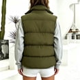 thumbnail image 6 of Edvintorg Womens Lightweight Puffer Vest Stand Collar Zip up Sleeveless Waistcoat Quilted Jackets with Pockets Plus Size, 6 of 7