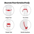 thumbnail image 4 of Minzimin Magnetic Curtain Tiebacks 2 Pack Hand-Woven Curtain Ties, 4 of 6