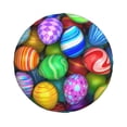 thumbnail image 2 of Easygdp Colorful Easter Eggs1 Wheel Sun Guard, Spare Tire Cover,Universal Trailer Suv Truck Camper Travel,Easy To Install And Remove -15 Inch, 2 of 9