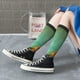 thumbnail image 5 of Fotbe Retro Birds Calcetas Divertidas Estampadas para Hombre y Mujer, Calcetas de Algodón hasta la Rodilla para Caminar, Correr, Enfermería y Embarazo, 5 of 6