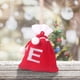 thumbnail image 4 of Bolsa de regalo tejida con letras del alfabeto | Bolsa bordada para dulces navideños | Adorno navideño personalizado | Mini bolsa colgante para decoración del árbol, 4 of 5