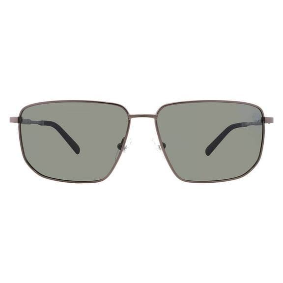Timberland Polarized Green Rectangular Men's Sunglasses TB00010 07R 61