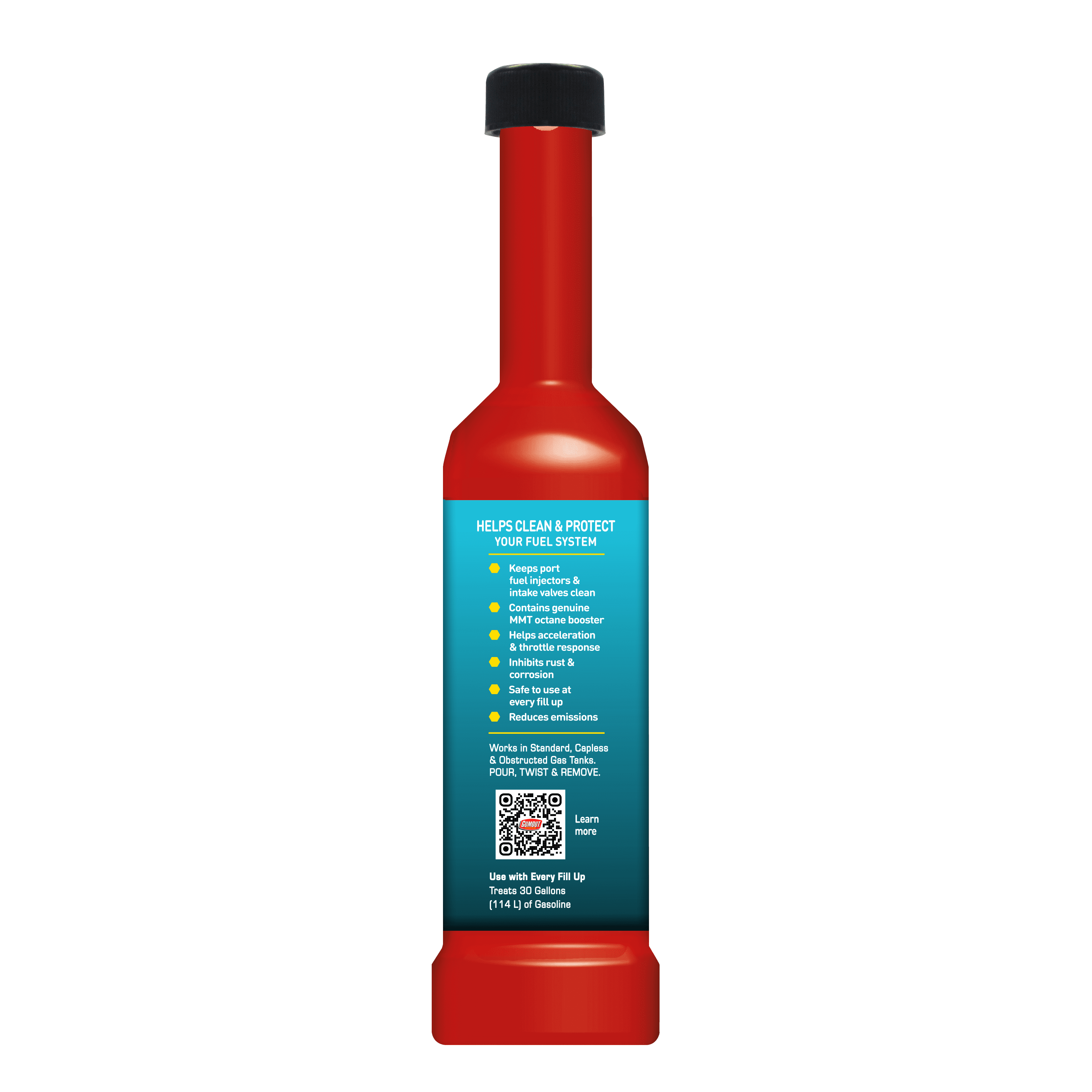 (6 pack) Gumout Supreme 510233 Fuel Injector Cleaner, Octane Booster, Maximizes Performance, Cleans and Protects and Stops Knocks & Pings - 10 fl oz
