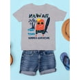 thumbnail image 3 of Cool Monster, Surf Time T-Shirt Juniors -Image by Shutterstock,  Small, 3 of 4