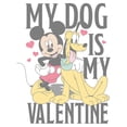 thumbnail image 2 of Boys Mickey & Friends Pluto My Dog Is My Valentine T Shirt, 2 of 5