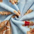 thumbnail image 4 of Christmas Decorations OutdoorBlanketCozy Plush Embossed Bows Throw All Ages Christmas Throws Flannel Blanket Cover For All Seasonspolyester blanket, 4 of 7