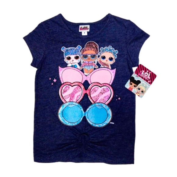 Playera LOL Surprise! Azul para Niña Talla 4