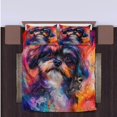 thumbnail image 4 of 3 Pieces Duvet Cover Set Lhasa Apso Dog 3D Print Bedding 1 Duvet Cover 2 Pillowcases Natural Animals Comforter Sets Soft Breathable for Boys Girls Children Po5zTU, 4 of 6