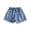 Blue, variant on GiLiling Girls Bow Print Elastic Waist Denim Shorts, Frayed Hem Jean Shorts with Pockets for Kids Summer Casual Wear (Light Blue, 18-24 Months)