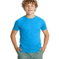 thumbnail image 5 of Zpanxa Girls Athletic Shirts Solid Color Round Neck Short Sleeve Sporty Tee Polyester Top 13-14 Years, 5 of 5