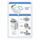 thumbnail image 3 of TELESIN Magnetic Hand Grip for Smartphones Remote Control Phone Holder for IPhone Huawei Samsung Cam, 3 of 5