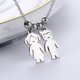 thumbnail image 3 of MYLONGINGCHARM-Collar personalizado con nombre de bebé, colgante, bonito, figura de bebé, 3 of 3