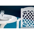 thumbnail image 4 of Compamia Table à Manger Ronde en Résine Plastique 42 Pouces Blanc, 4 of 4