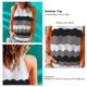 thumbnail image 4 of Camisetas sin mangas con cuello halter, chaleco de verano, camiseta elegante con bloques de color para mujer, 4 of 5
