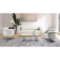 thumbnail image 6 of Meridian Furniture Casa Cream Velvet Upholstereded Loveseat, 6 of 10