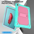 thumbnail image 3 of SOATUTO Tablet Case for onn. 12.1" Tablet Pro (2024 Model) Heavy Duty Protective Cover with Kickstand Built in Shoulder Strap Friendly Case for ONN 12.1" Tablet Pro Model 100146663 (Green/Pink), 3 of 8