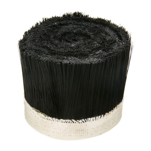 Scienceny Cepillo de cubierta de polvo de máquina de grabado para husillo de enrutador CNC negro 70mmx5m Herramientas manuales y eléctricas