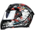 thumbnail image 3 of Full-Face Adult Street Motorcycle Helmet, Formwork Double Visor Helmet for Both Men and Women, 3 of 8