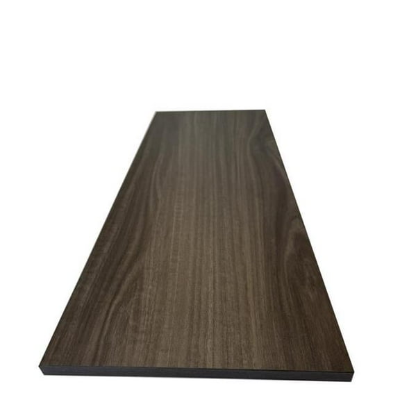 NB 0.63 in. H X 11.8 in. W X 23.6 in. D Espresso Wood Shelf Board