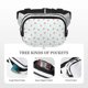 thumbnail image 5 of Fotbe Strawberry Cangurera Cuadrada con Estampado de Doble Capa, Bolsa de Cintura Ajustable Mini para Hombres y Mujeres, 5 of 9