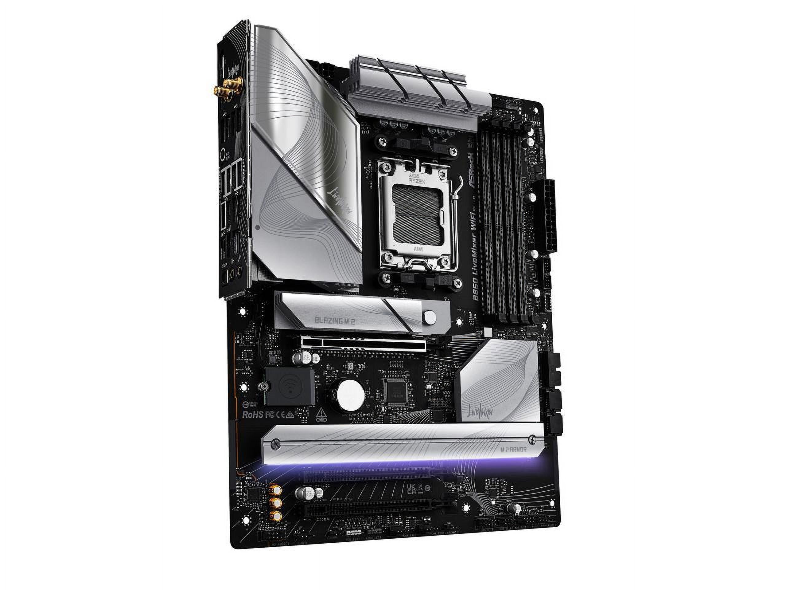 ASRock B850 Live Mixer WiFi AM5 AMD B850 SATA 6Gb/s ATX